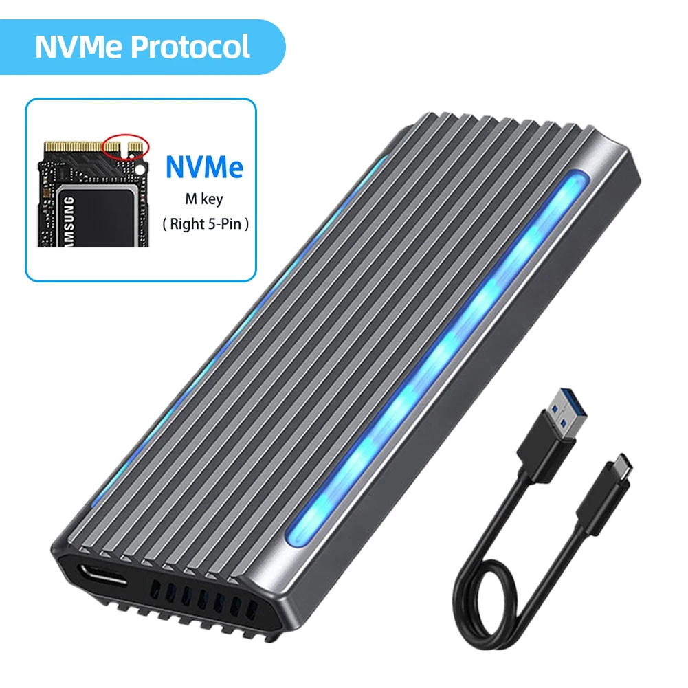 M.2 NVME SATA  SSD , USB3.1, 10Gbps ָ Ʈ ̺  Ŭ, M/B + MKey, CŸ RGB, 2280/2260/2242 SSD