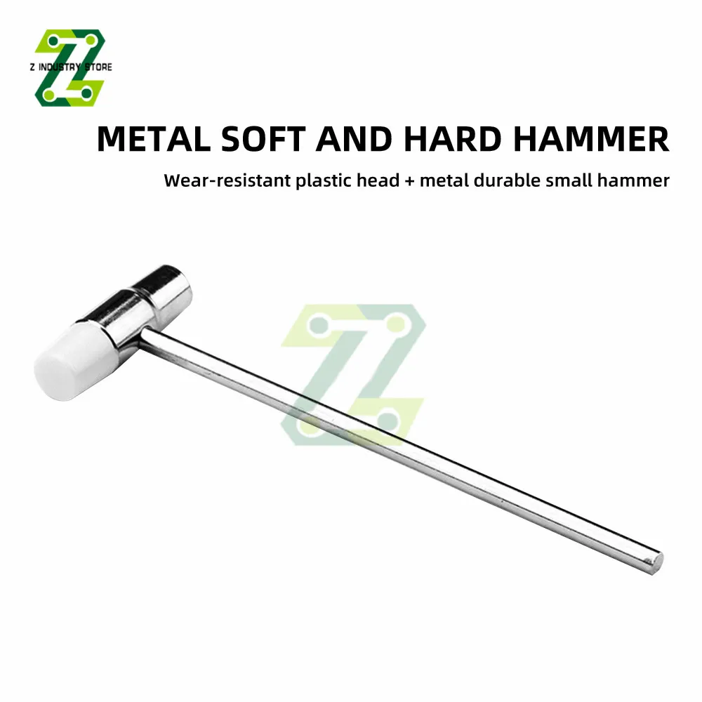 Watch Tool Hammer Metal Soft And Hard Dual-purpose Hammer With Rubber Head Clock Maintenance Tool