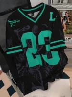 2025 Summer New Men's T-shirt Casual sporty breathable and lightweight V-neck men's T-shirt 4