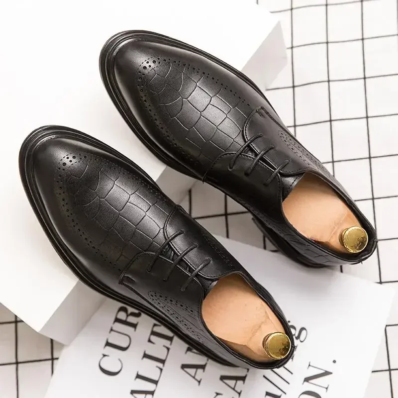 

Casual Leather Shoes Men's Business Men's Shoes Moccasins Wedding Shoes British Style Business Suit Men