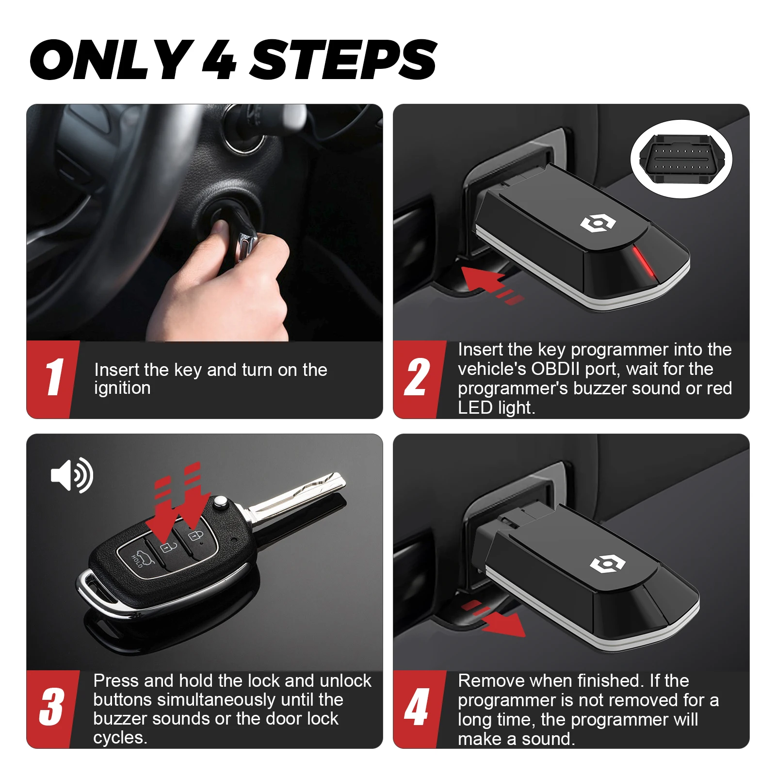 Car Key Programming Tool FASLINK X OBD2 Keyless Input Remote Automatic Programming Tool for Cadillac Buick Chevrolet GMC