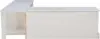 White Solid Pine Backless Nook Interior Storage coffee table coffe table cofee table coffee tables glass coffee table glasstable 4
