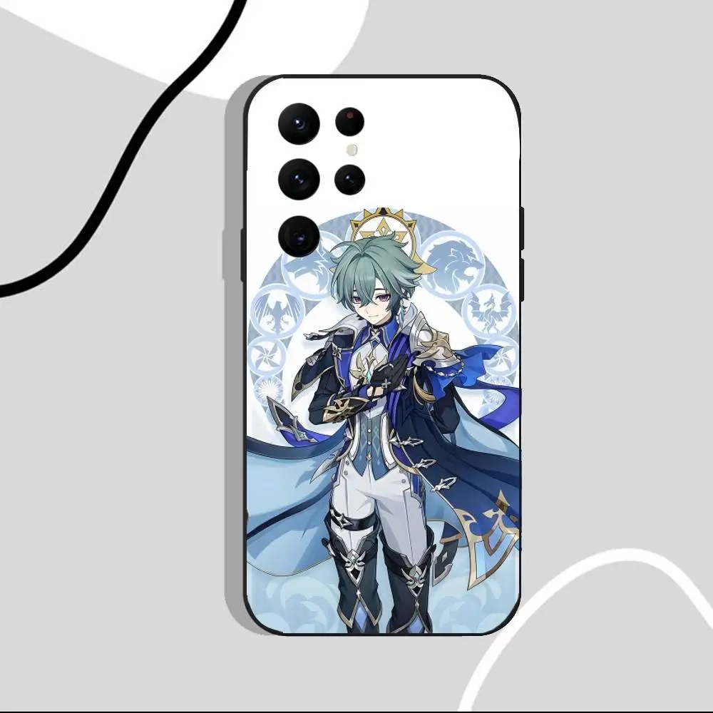 L-Lohen G-Genshin Impact Black Shell Phone Case