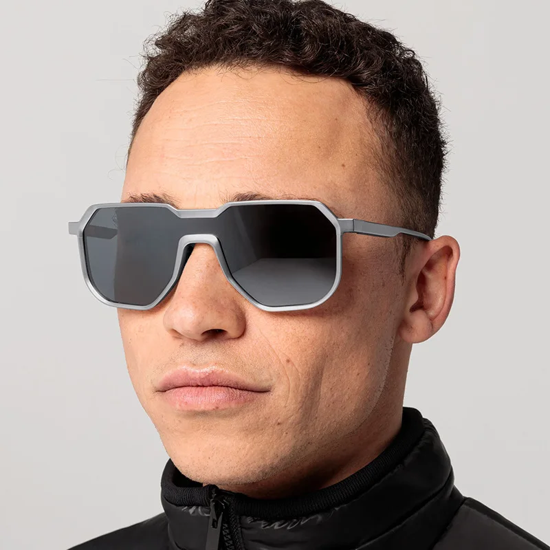 Steampunk Style Men's Sunglasses Alloy Frame Polygon Shape Sun Glasses Women Fashion Trendy Sunglasses for Men