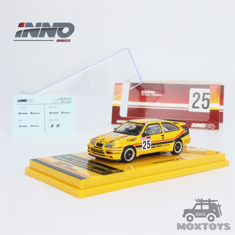 INNO 1:64 FORD SIERRA RS500 #25 BENSON &amp heклинья Bathurst 1000 Tooheys 1988 Winner AUSTRALIA SPECIAL EDITION литая модель