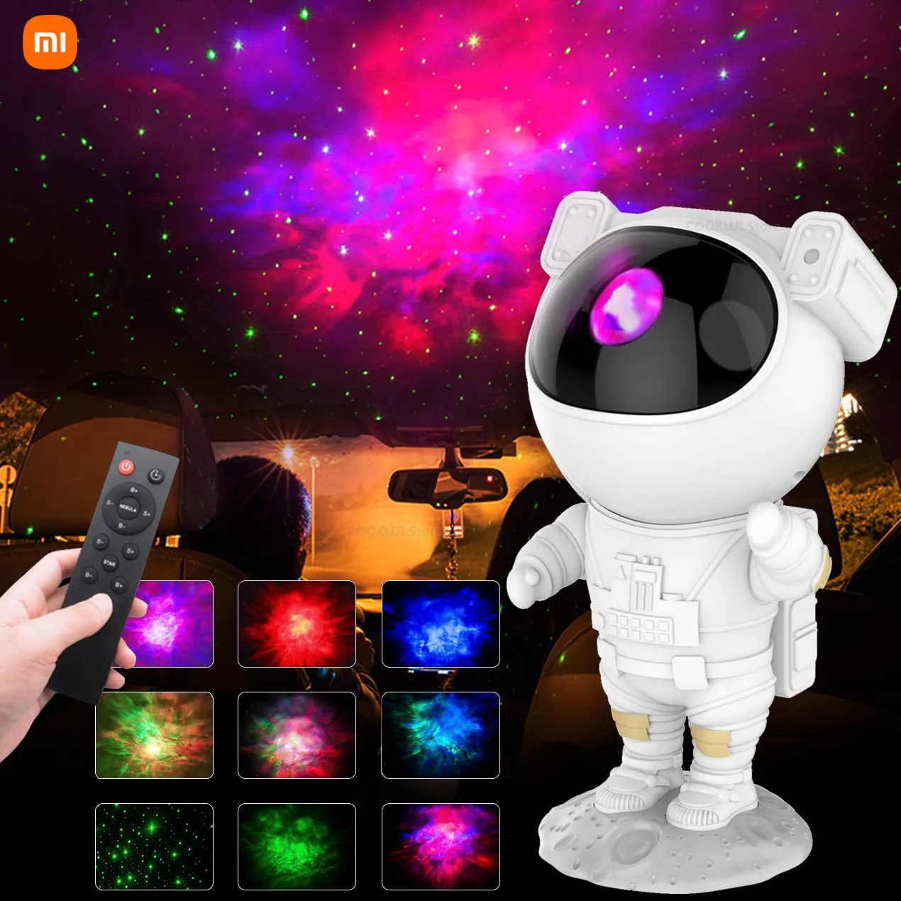 Ночной светильник Xiaomi Star Projector с пультом дистанционного управления 360 °