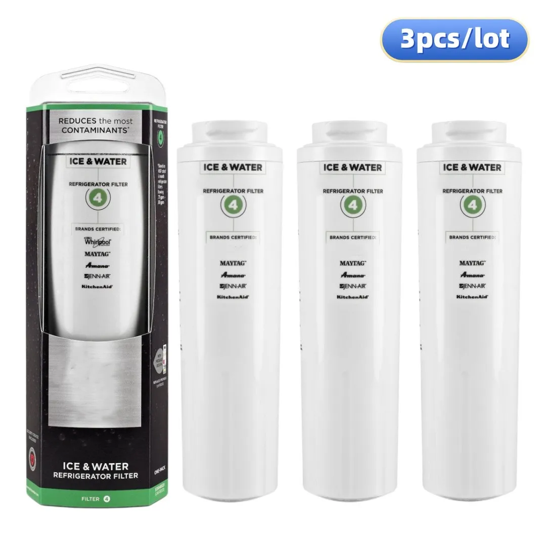 Filtro Agua Purosur Filtro De Agua De Repuesto PUROSUR EDR4RXD1 - Compatible Con UKF8001, 4396395 (4 Juntas) Repuesto Filtro Agua Pura