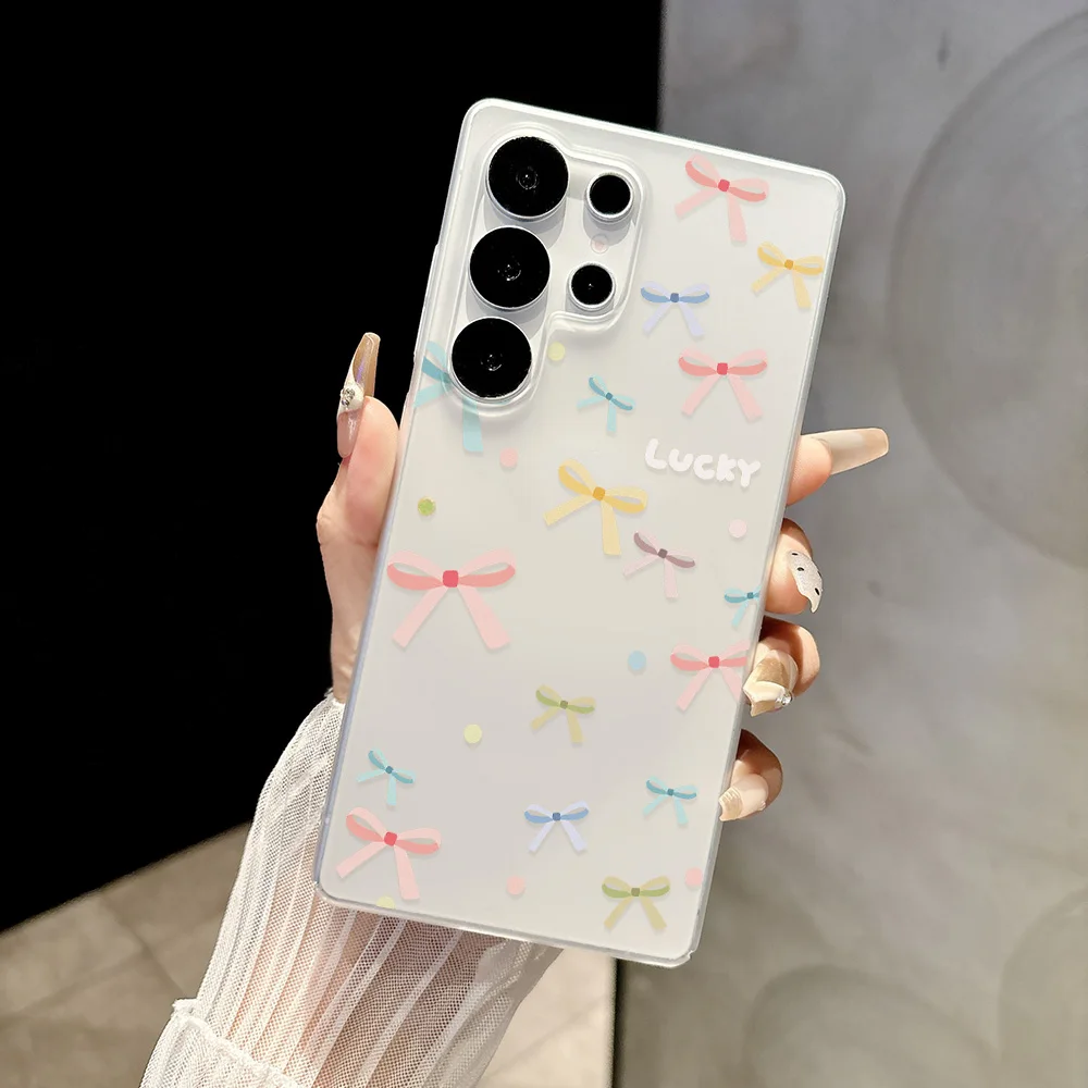 Vibrant Bowknot Soft Matte Phone Case