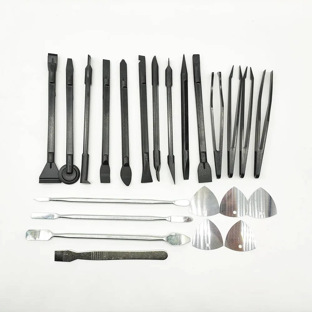 23 stücke Hohe Qualität ESD Kunststoff Spudger Metall Klinge Brecheisen Multitool Hand Werkzeuge Hebeln Bar Set