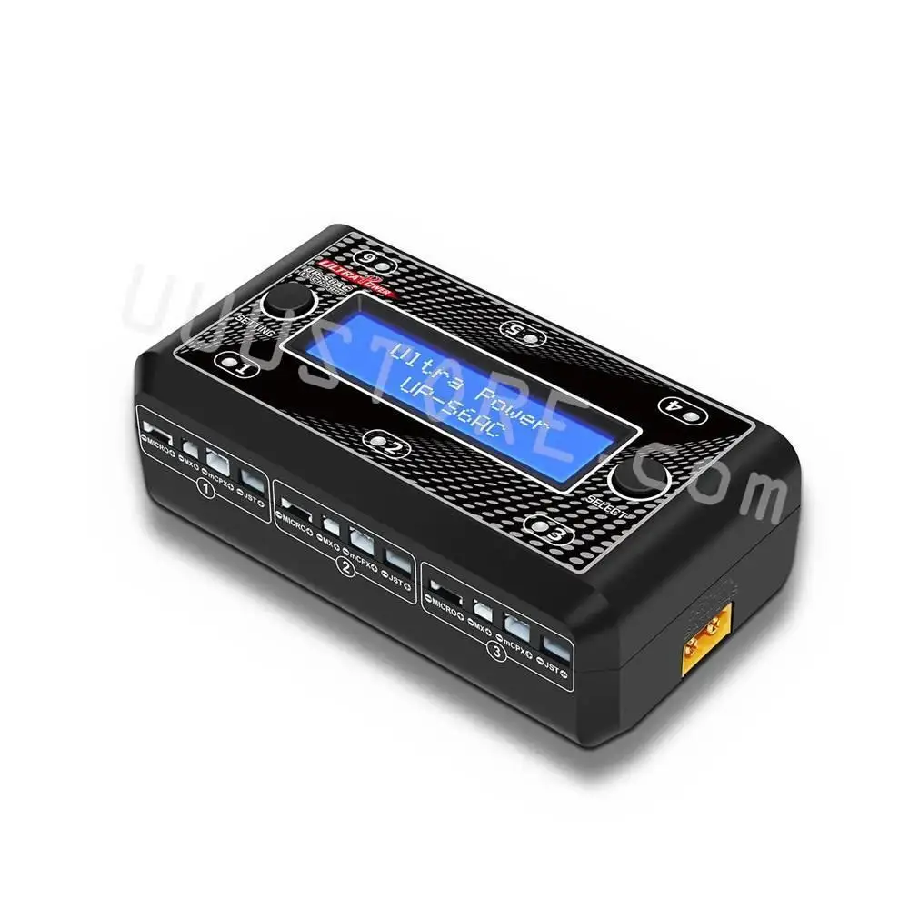 

UltraPower UP-S6AC AC/DC 1S 3.7V LiPo/LiHV Battery Charger With Micro MX JST mCPX Battery Connectors RC Model Toys