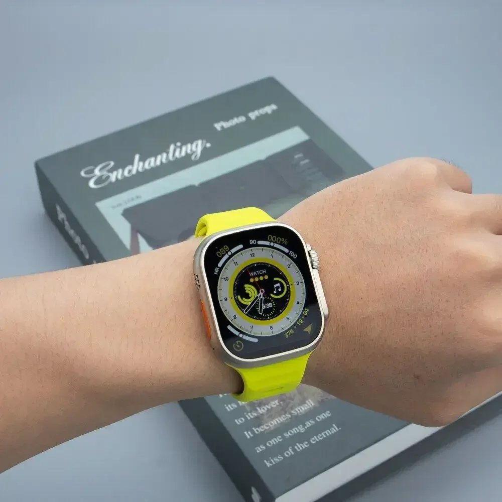 애플 워치 밴드용 TPU 케이스 및 실리콘 스트랩, 울트라 2 49mm 스포츠 밴드, 아이워치 시리즈 9 8 7 6 SE 5 4 45mm 44 40mm 41mm 42 38mm