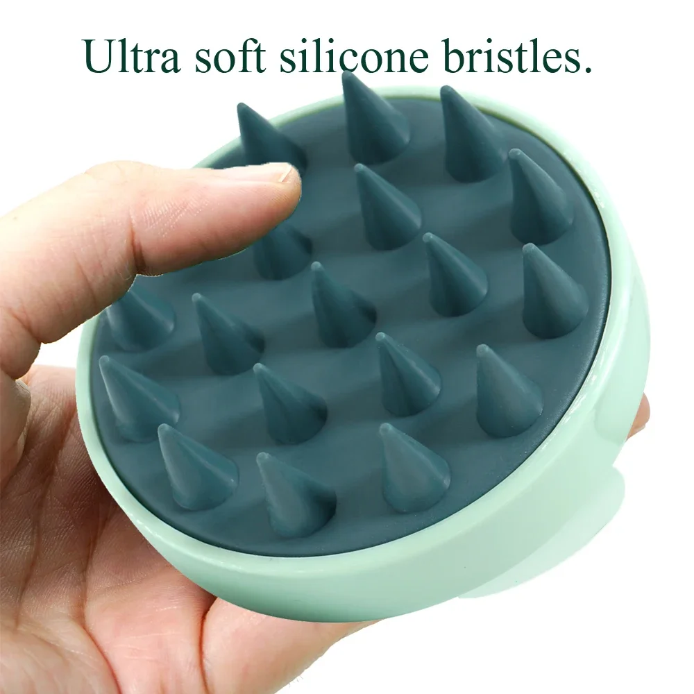 Silicone Shampoo Brush Head Scalp Massage Comb Body Massage Brush Bath Shower Brush Hair Washing Combs Salon Hairdressing Tools Best Sellers In Beauty & Health
