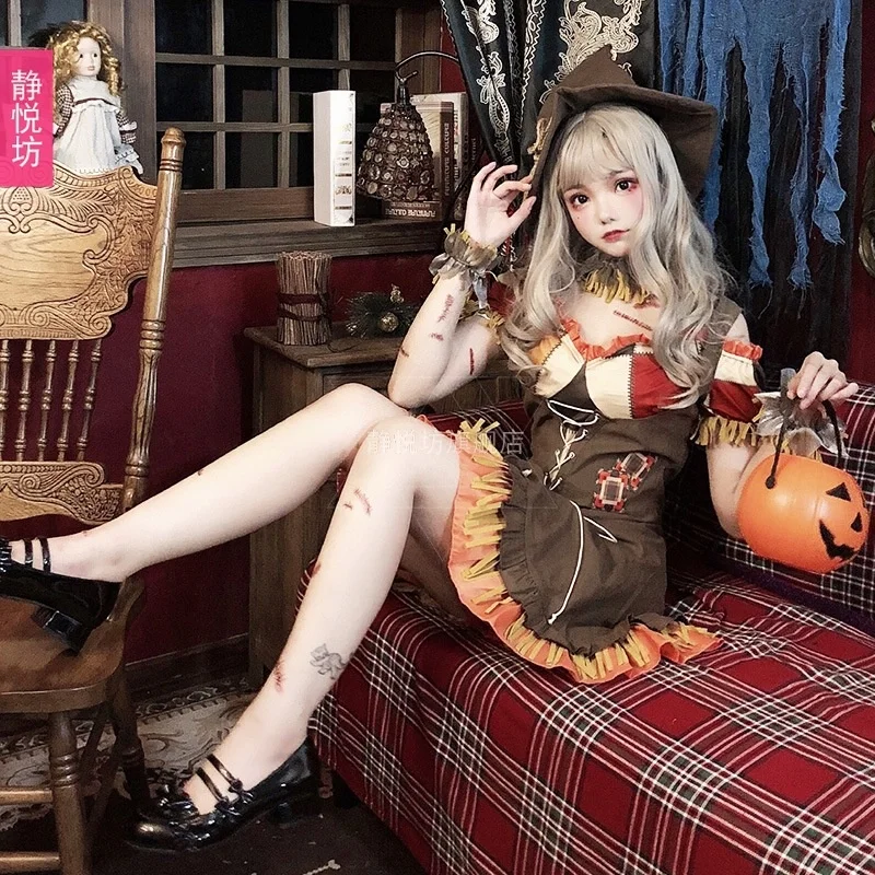 

Female Robin Hood Halloween Cosplay Adult Witch Hunter Costume Anime Party Cos Pirate Costume Girl Knight Dress