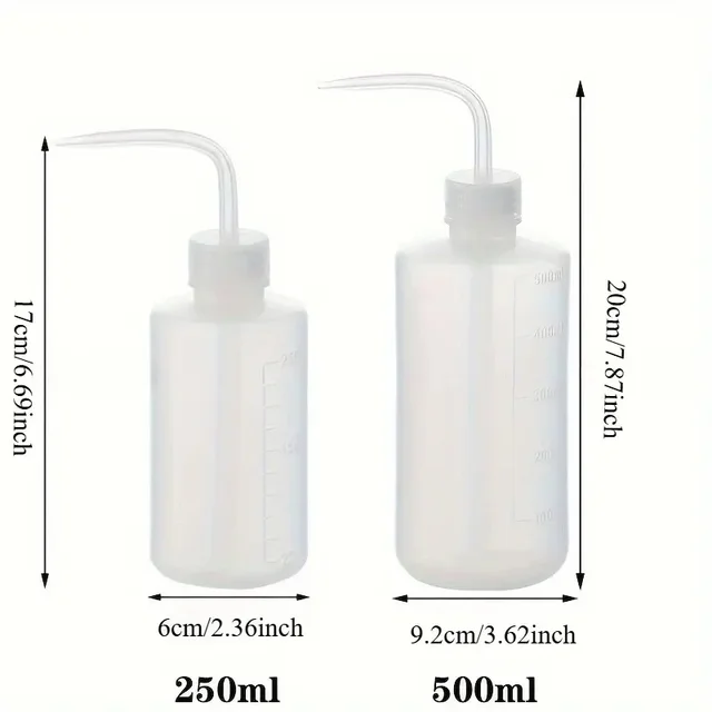 1 Set Squeeze Watering Bottles with Curved & Pointed Tips for Precise Plant Watering - Ideal for Succulents and Potted Plants 3