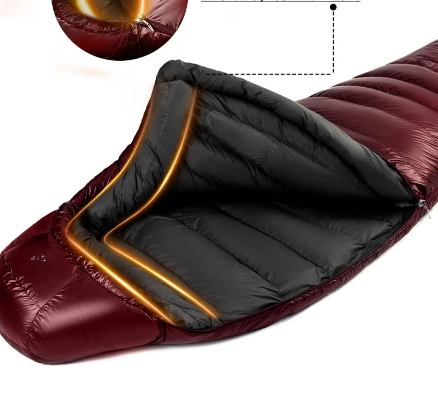 アウトドア寝具 Tianshan GOOSE DOWN SLEEPING BAG Outdoor Laoluo Recommend] Tianshi Goose Down Down-Filled