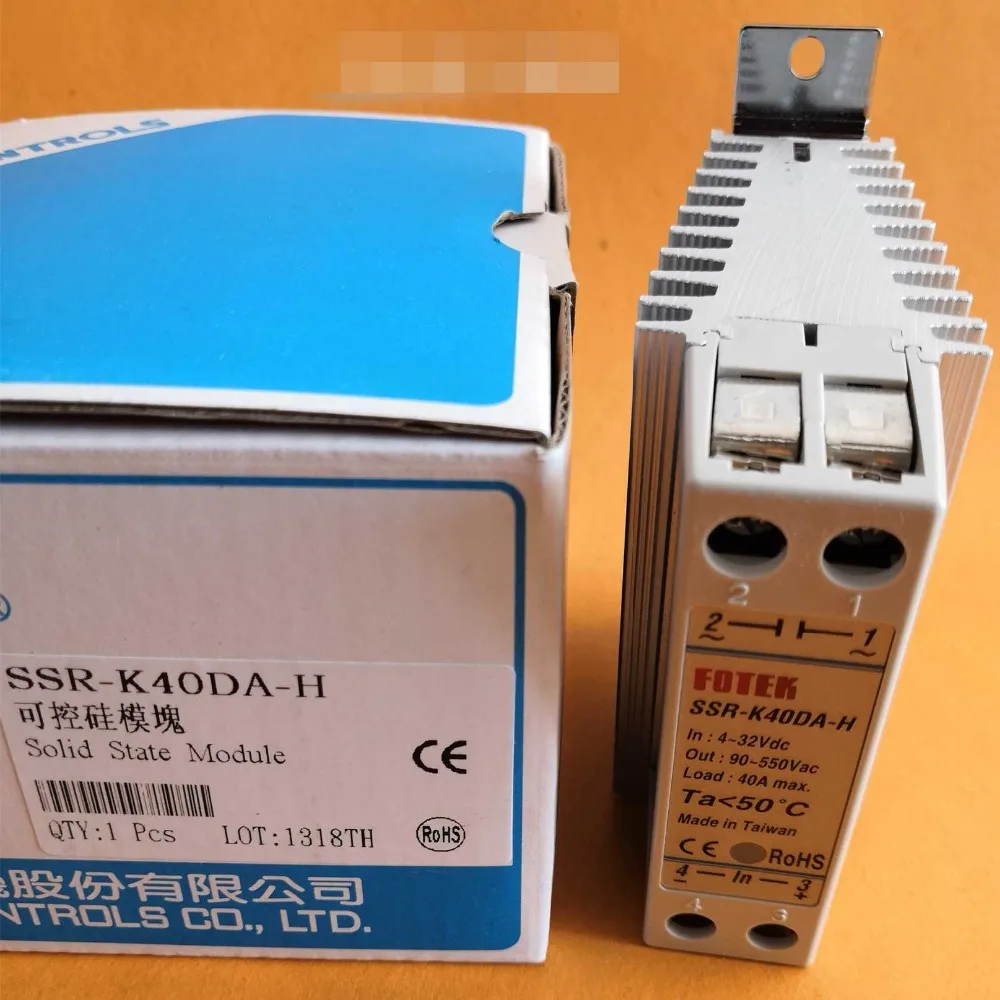 

Новые и оригинальные твердотельные реле SSR-K40DA-H FOTEK