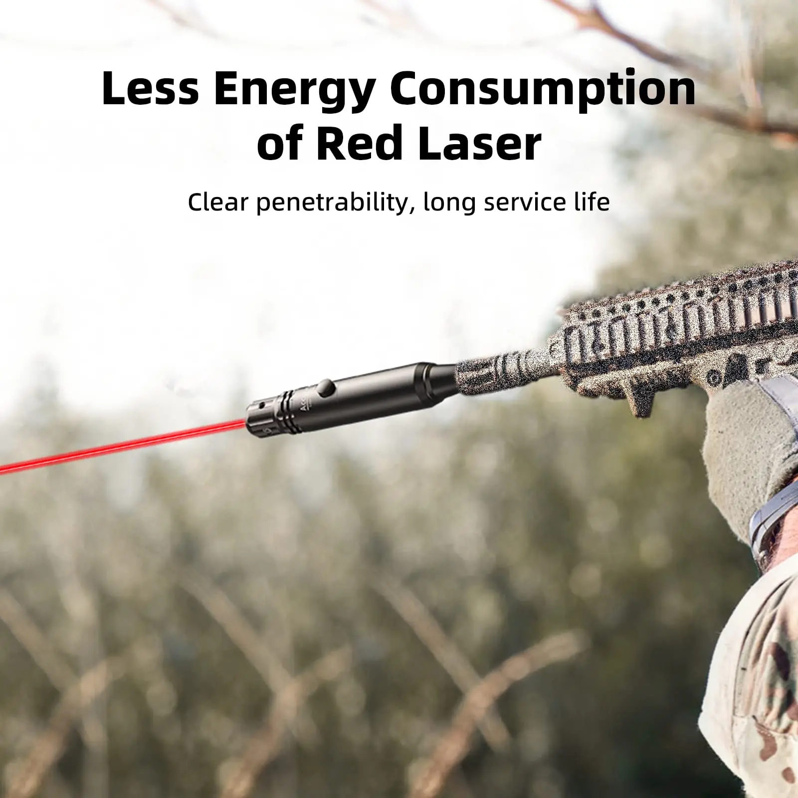 CVLIFE Riflescope Optical Red Laser Sight Boresighter for Rifles Pistols