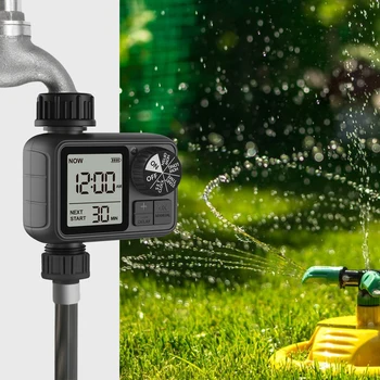 Eshico nouveau cadran intelligent et bouton minuterie d'eau M02 système d'irrigation chronométré automatique extérieur maison jardin pelouse serre fournitures 1