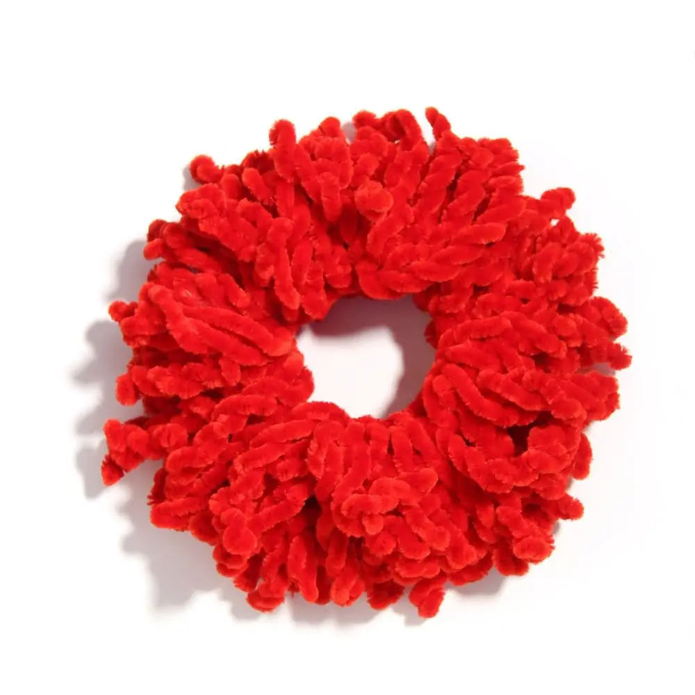 Elastische Samt Haars eil Ornament reine Farbe muslimische Kopf bedeckung Scrunchie Zubehör Krawatten Pferdes chwanz Haarband – Detail 4