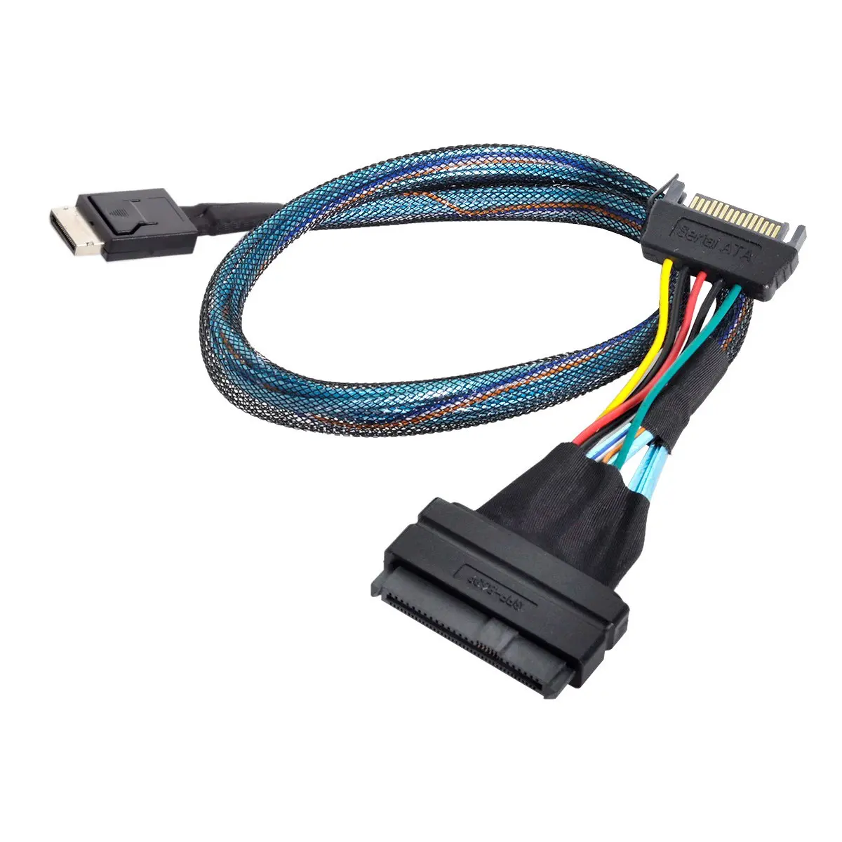 

Oculink SFF-8611 to U.2 U.3 SFF-8639 NVME PCIe PCI-Express SSD Cable for Mainboard SSD