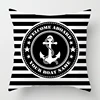Nordic Black Nautical Series Pillowcase 60*60 Home Decoration Sofa Decoration Cushion Cover 45*45 Customizable 5