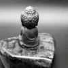 6cm Buddha Statue Natural Shungite Energy Quartz Reiki Magic Stones  Crystals Healing Fengshui Meditation Figurine Desk 4