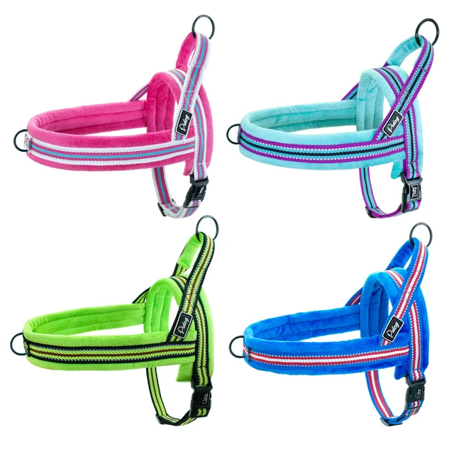 Winter Warm Soft Padded Dog Harness No Pull Dog Harness Vest Reflective Adjustable Pet Training Vest For Small Medium Large Dogs 2