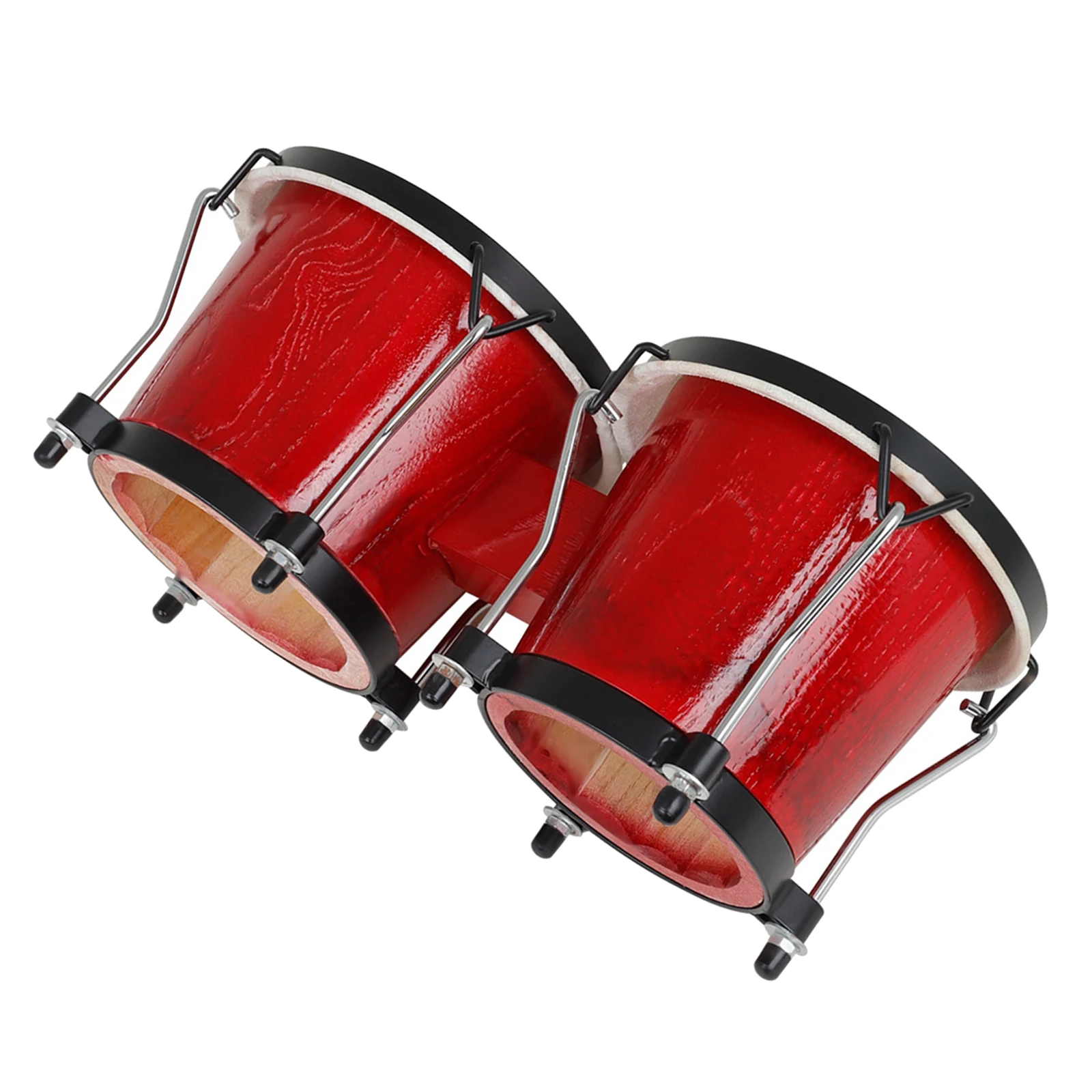 6'' 7'' Djembe Bongo Drum Percussion Bongo Drum Solid Wood Clear Sound Starter Drummer Lovers Musical Rhythm Toys Kids Gifts