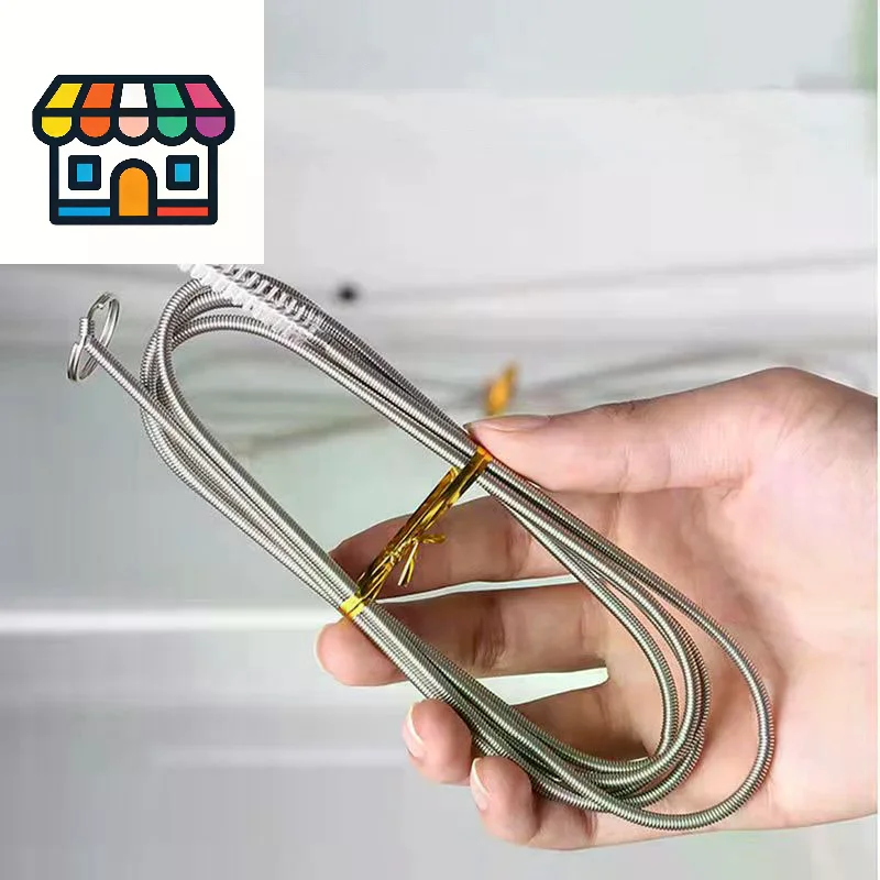 5Pcs/set Clean Brush Anti Clogging Kit Refrigerator Drain Wash Brush Suction Syringe Hose Fridge Drain Hole Cleaner Stick 2