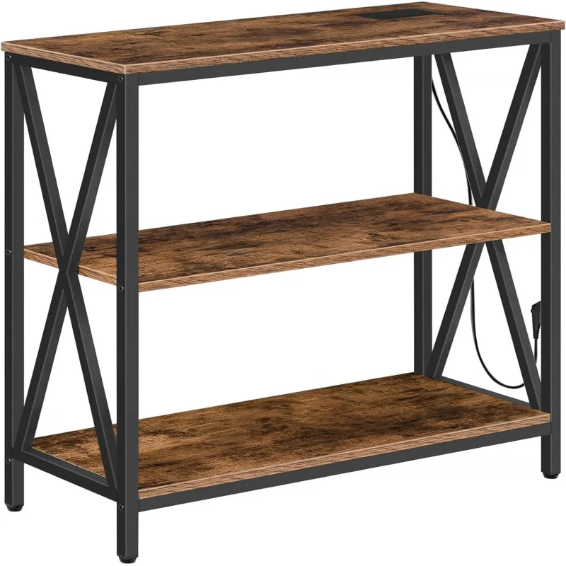 ركن القهوة لطاولة المدخل مع مخرج طاقة لرف التخزين