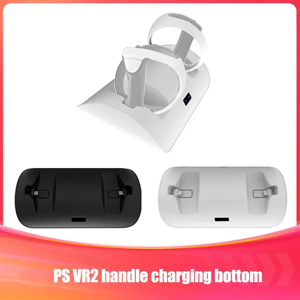 Dock Di Ricarica Per Controller Doppio Ps Vr2 Per Supporto Di Ricarica Maniglia Ps5 Vr2 Con Indicatore Per La Ricarica Dei Contatti Playstation Vr2