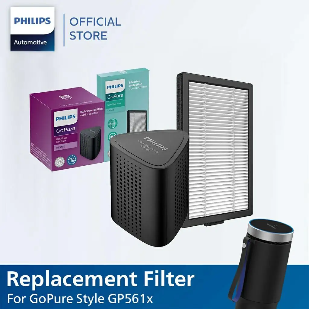 Philips GoPure Replacement filter for 5601 5602 5603 and 5611 5612 5613 Series Car Air Purifier