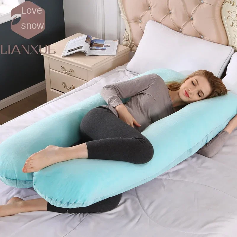Multifunctional Maternity Pillow U-Shaped Body Pillow for Pregnant Women Adjustable Washable Nursing Support Side Sleeping