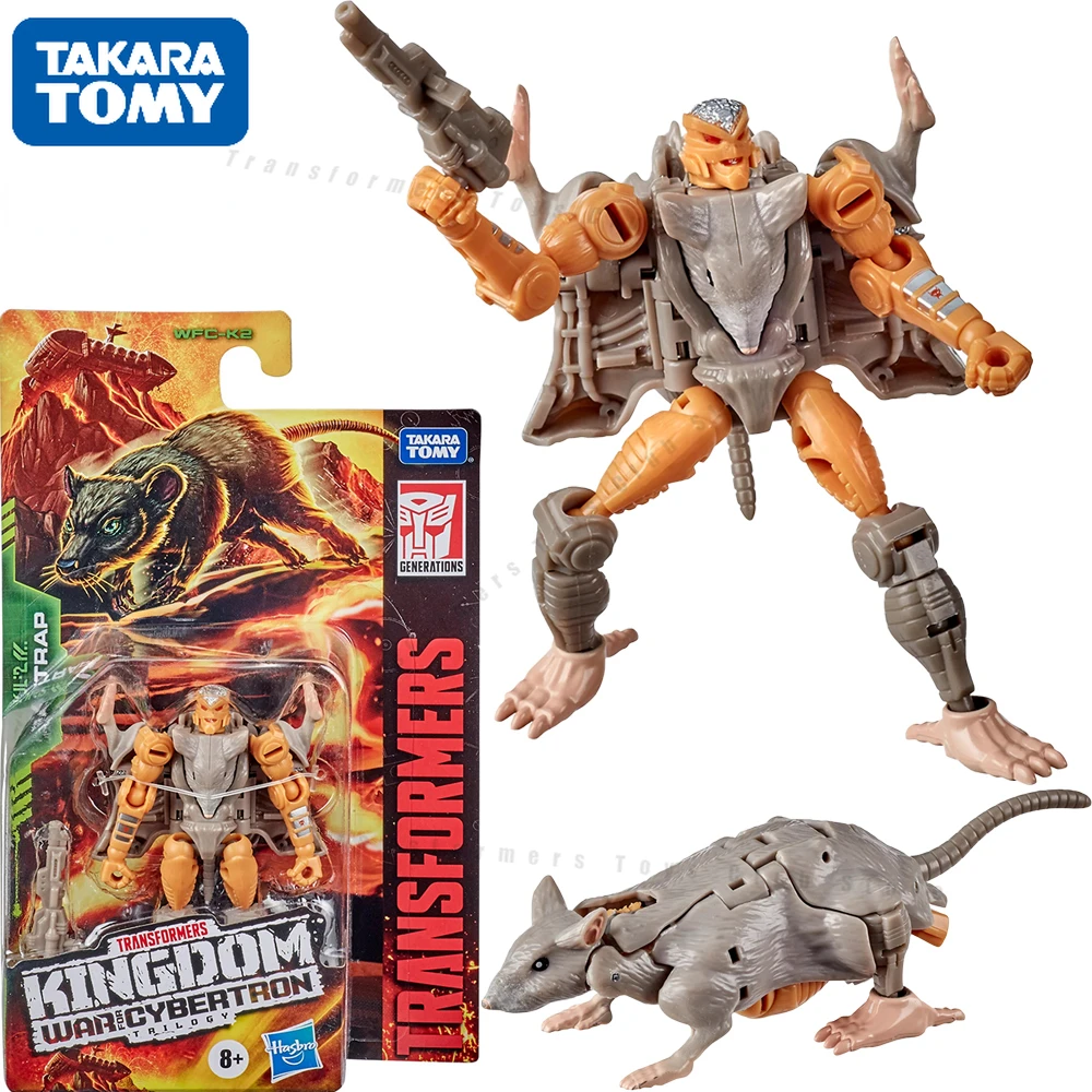 

В наличии TakaraTomy Трансформеры поколения войны для Cybertron: Kingdom Core Class WFC-K2 Rattrap экшн-фигурки коллекционные игрушки