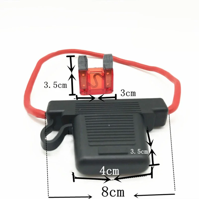 Car Fuse Kit Blade Fuses Car Fuse Holder Fuse Holder Car Fuses Fuse Adapter Holder Waterproof 32V Mini Small Medium Auto Fuse Holder 18/16/14/12/10AWG and Car Blade Fuse 2A 3A 5A 7.5A 10A 15A 20A 25A 30A 35A 40A