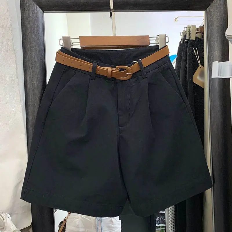 de bolso de botão grande feminino, calça