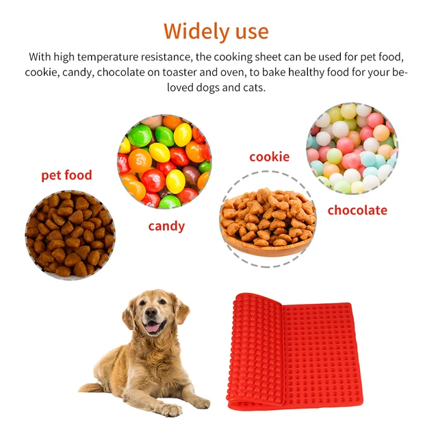 Silicone Dog Treat Mold Silicone Mat For Oven Baking Non-Stick Food Grade  Silicone Molds For Baking Chocolate Candy Jelly Ice - AliExpress