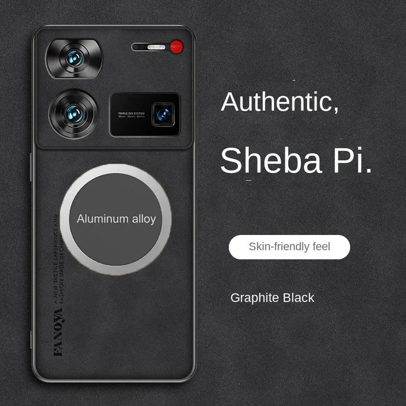 Soft PU Leather Magnetic Protective Back Cover Case