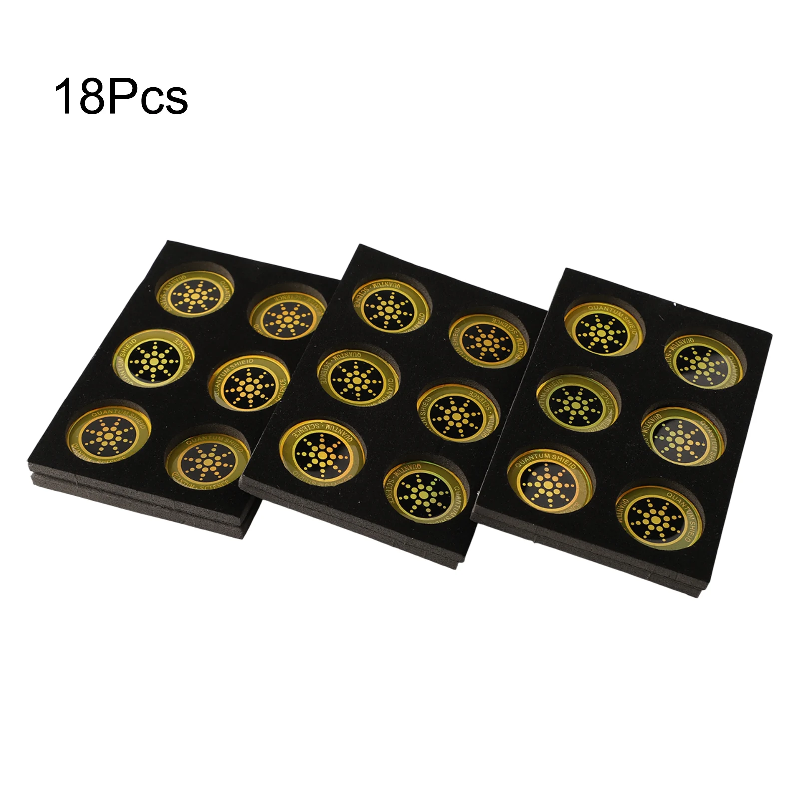 18pcs Radiation Protection Stickers Computer Phone Electronic Devices EMF Protection Blocker Non-magnetic Anti Radiation Shield