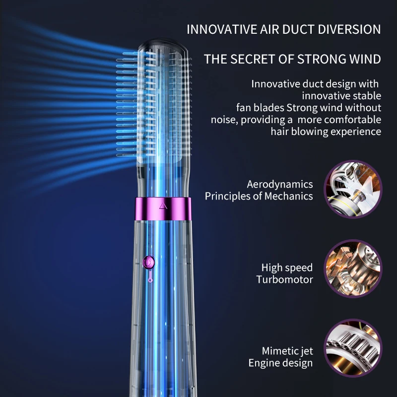 Hot Air Comb KS-Q7 Multi-purpose With Five Functions Convenient Functions hot air comb