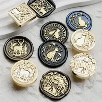 Seal Wax Stamps Head Brass Animal Series Pattern For DIY Sealling Wax Stamp Scrapbooking Envelope Invitation Gifts Crafts Decor