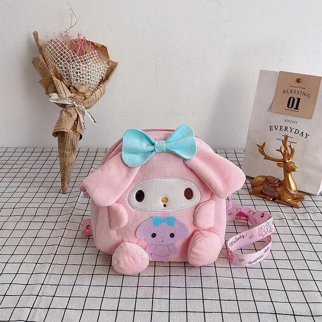 Sanrio My Melody kuromi Yulin dog Anime Kawaii Plush Bag Shoulder Bags Hand bag Messenger Handbags Backpackgirl Birthday Gifts 2