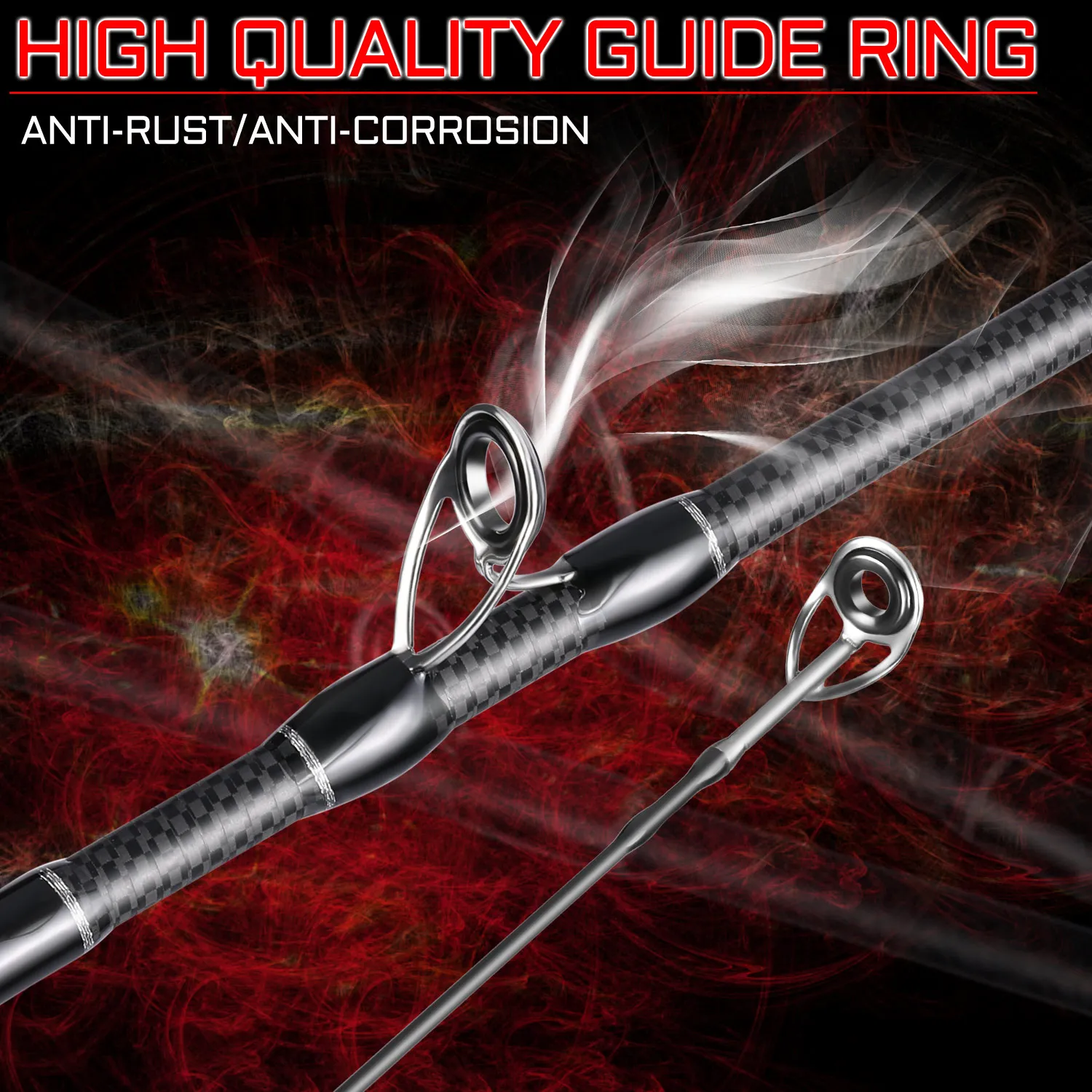 Fishing Rods Spinning/Casting Fishing Rod Power M Carbon Fiber Rod Pole 5/6 Sections Travel Fishing Pole Tackle