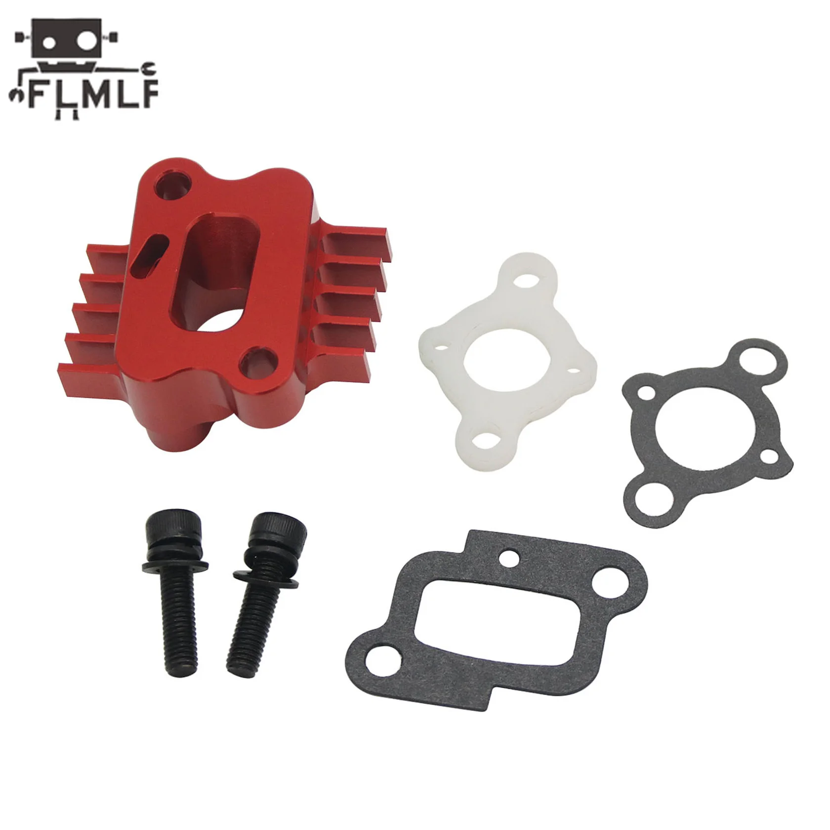 Coletor de admissão de plástico ou metal para carro rc, para motor 23cc-71cc para 1/5 hpi rovan km baja losi 5t fg dbxl gopy redcat peças