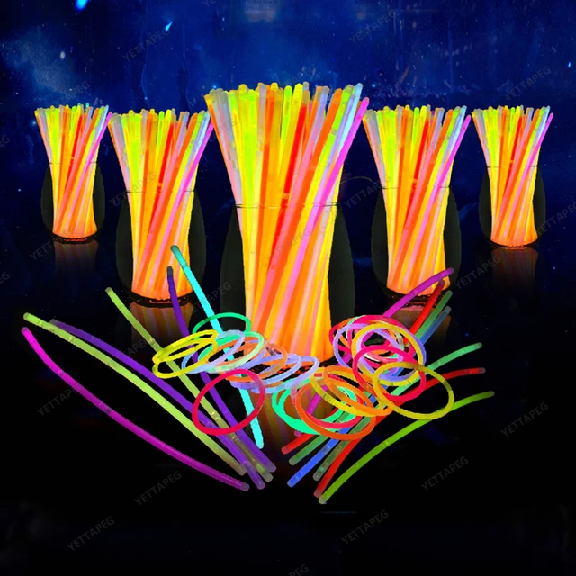 Barras luminosas de neón para fiesta, palo de espuma fluorescente de  colores, suministro de fiesta, 36/60 unidades por lote - AliExpress