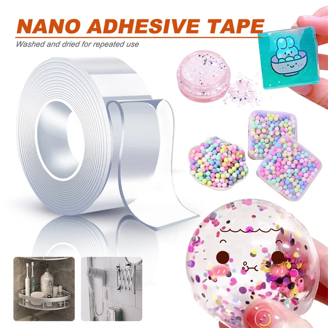 1mm Cinta Doble Cara Nano Tape Transparente Cintas Adhesivas
