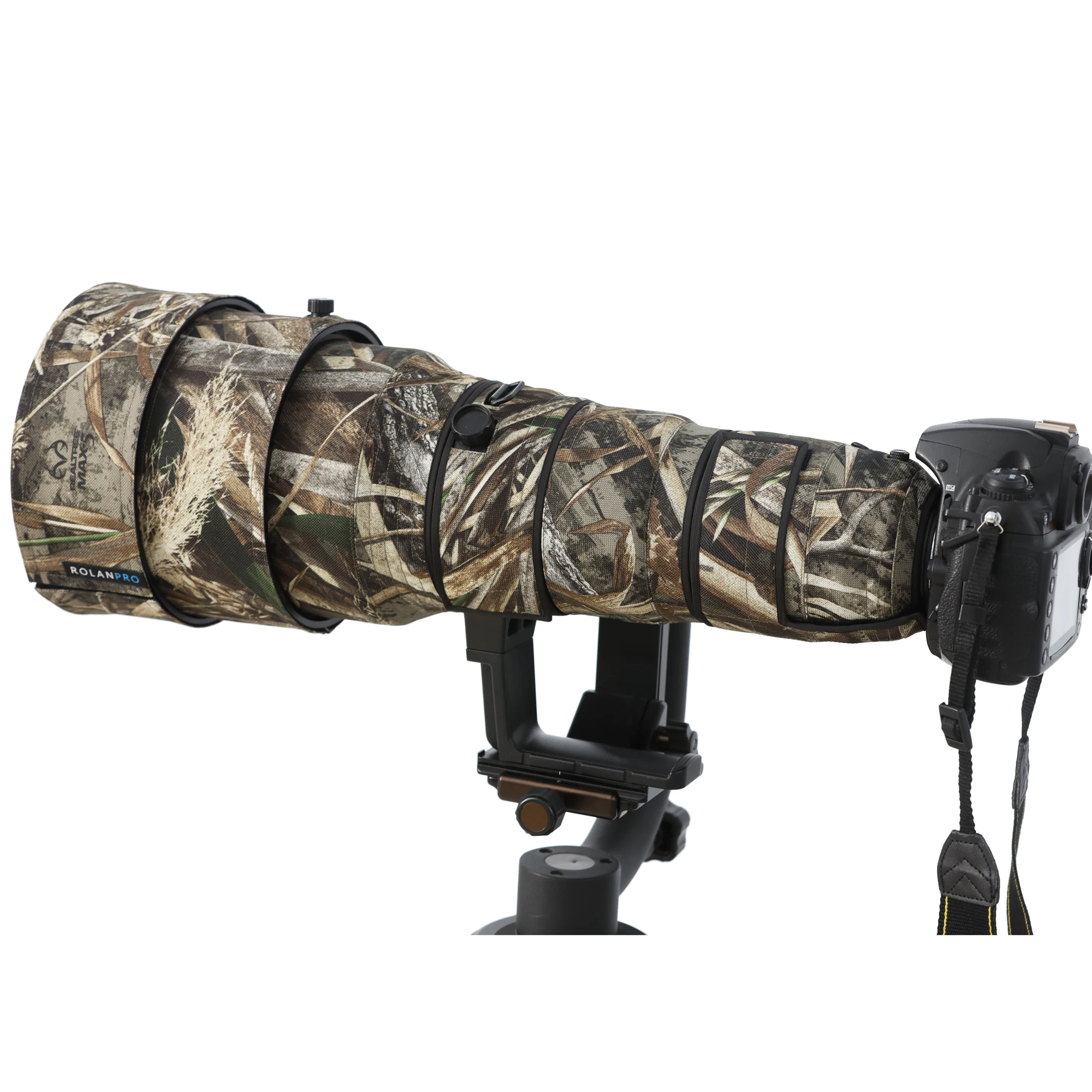 Waterproof Lens Coat Camouflage Lens Cover For Sony FE 100-400mm GM Lens - Waterproof Protective Coat With 1.4x TC Compatibility Camera Lens Cover - View #9