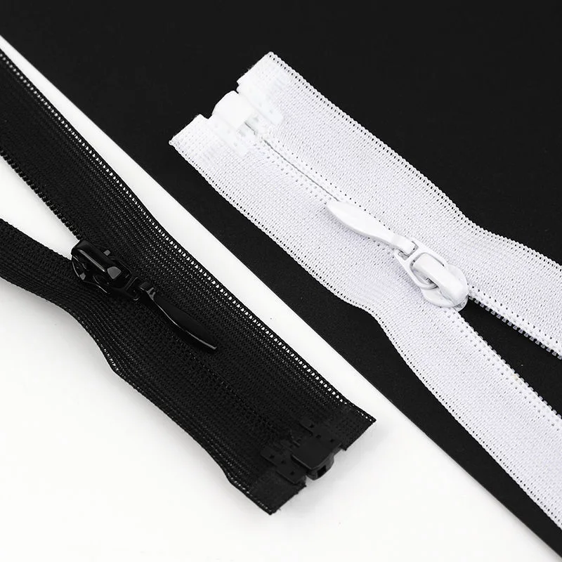 

1pc 3# Nylon Invisible Zippers 30cm-90cm Black White Lace Open End Zipper For Tailor DIY Sewing Craft Garment Accessories