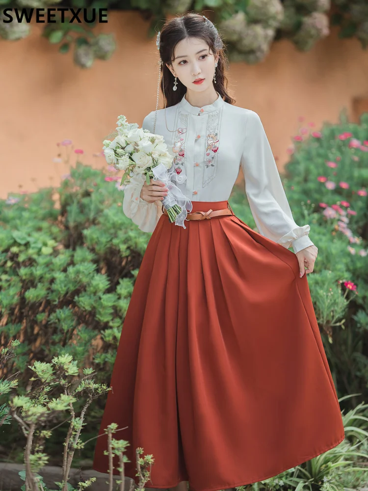 https://ae01.alicdn.com/kf/S0fbf8d76d7ef4db7bf1b5e527ad704caJ/Modern-Vintage-Style-Outfits-For-Office-Lady-Elegant-Long-Sleeve-Embroidered-White-Blouse-Female-Top-Skirt.jpg
