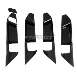 ABS Black Wiredrawing Gear Shift Panel Frame Cover Trim - Car Interior Accessory (Inner handle)